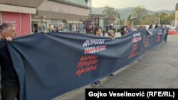 Bojazan da bi kritičari vlasti mogli biti proglašeni "neprijateljima RS", protest u Banjaluci zbog najave zakona o "stranim agentima", 24. oktobar 2024.