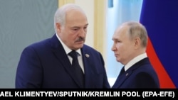 Александр Лукашенко и Владимир Путин