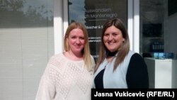 Julija sa Melihom Brkanović iz crnogorsko-njemačkog udruženja, Bar, 18.februar 2023.