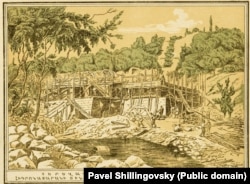 Изграждане на ВЕЦ в Ереван през 1925 година.