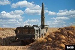 Российский оперативно-тактический ракетный комплекс (ОТРК) «Искандер-М». Архивное фото