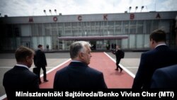 Премиерот на Украина, Виктор Орбан, во посета на Москва, 5 јули 2024 година. 