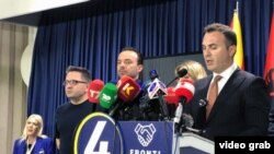 Архивска фотографија - портпаролот на ДУИ, Арбр Адеми. 