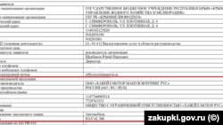 Заявка на покупку китайского автомобиля Haval для ГБУ «Крыммелиоводхоз» в Крыму. 13 ноября 2023 года