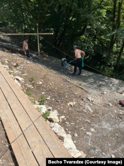 ბალდის კანიონის მიმდებარედ სამშენებლო სამუშაოები უკვე მიმდინარეობს.