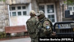 Pripadnici KFOR-a u Zvečanu, 6.jun 2023.