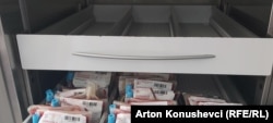 Doza gjaku në Qendrën për Transfuzionin e Gjakut në QKUK.