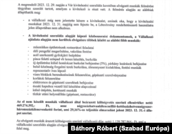 A várat felújító cég a Szabad Európa cikkéből tudta meg, hogy szerződést bontottak vele