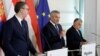 Vučić, Nehammer i Orban u Beču, 7. jula 2023.