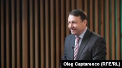 Igor Munteanu, președintele CUB și unul din liderii blocului „Împreună”, în studioul Europei Libere.