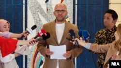 Јавниот обвинител Џељаљ Бајрами, претседател на привремената комисија на Јавното обвинителство за следење на евентуални изборни нерегуларности. 