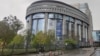 Clădirea Parlamentului European din Bruxelles, Belgia, aprilie 2024.