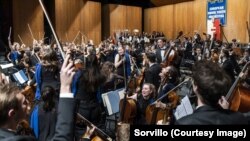 Az Európai Unió Ifjúsági Zenekara a 2019-es Bozen Fesztiválon az olaszországi Bolzanóban