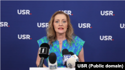 Elena Lasconi a fost aleasă președinte al Uniunii Salvați România (USR), 26 iunie 2024.