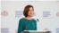 Președinta R. Moldova, Maia Sandu, susține un discurs în timpul summitului Comunității Politice Europene de la Bulboaca, 1 iunie 2023.