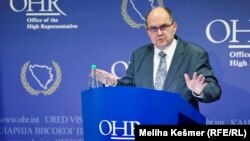 Christian Schmidt, visoki predstavnik u BiH, u Sarajevu, 19. decembra 2023.