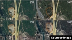 შემოხაზულია ტერიტორია, სადაც ნაგავი უკანონოდ იყრებოდა