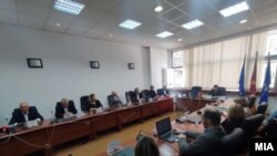 Седница на Судскиот совет на Северна Македонија. 