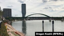 Šetalište pored reke Save u Beogradu, 9. avgust 2023.