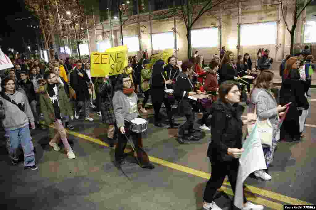 Noćni marš u Beogradu