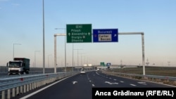 Imagine de pe autostrada de centură A0 Sud a Bucureștiului, unde turcii de la Alsim Alarko au început lucrările la două loturi în 2020. 