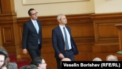 Депутатите от "Възраждане" Цончо Ганев и Костадин Костадинов