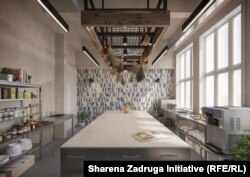 Проектът за кухнята в новата Кулинарна академия