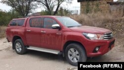 Колата на Мария с надписи "Вън", "Путин, Z