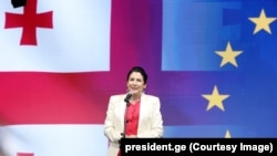 Грузиската претседателка Саломе Зурабичвили 