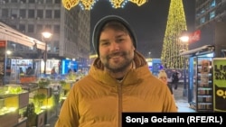 Aleksej Radčenko, jedan od organizatora ruskog festivala urbanizma i kulture “Urbanfest”, u centru Beograda.