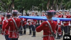 Церемония по издигането на знамето на ЕС пред президентството на България, 9 май 2024 г.