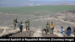 Peste 100 de militari din garnizoana Chișinău au plantat puieți de salcâm pe o suprafață de peste 11 hectare, în raionul Hâncești, satul Pervomaisc.