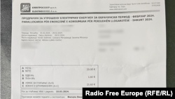 Račun za struju kojeg su na severu Kosova izdali iz Elektrosevera