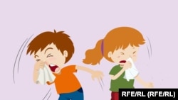 Veliki kašalj u Crnoj Gori (ilustracija)