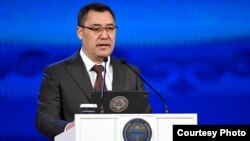 Президент Садыр Жапаров. 