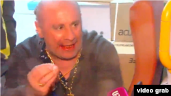 დაშავებული კაცი. კადრი "ტვ პირველის" ეთერიდან