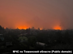Пожары в Тюменской области