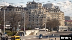 Pogled na glavni grad Tiraspolj, proruskog separatističkog regiona u Moldaviji, 23. februara 2023.