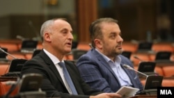 Фатмир Меџити на сослушување за случајот „Онкологија“ пред собраниската анкетна комисија, 17 октомври 2023