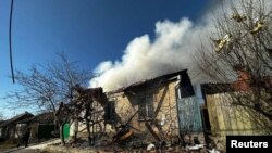 Imagine cu caracter ilustrativ, după un atac aerian al armatei rusești în regiunea Herson, din acest an.