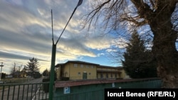 Centrul din Păstraveni judetul Neamț, în noiembrie 2023