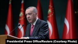 Presidenti turk, Recep Tayyip Erdogan.