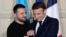 Владимир Зеленский и Эммануэль Макрон