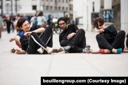 პერფორმანსი "პროტესტი" ფრანკფურტში, 2018 წელი