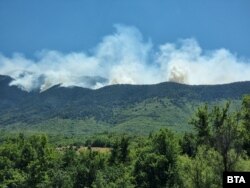 Пожарът в планината Славянка, 30 юли 2024 г.