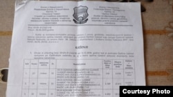 Rješenje opštine Glamoč o postupku eksproprijacije zemljišta za vjetropark Škadimovac.