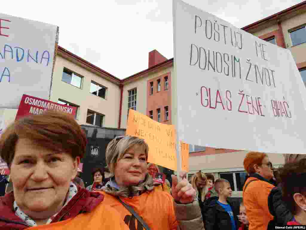 &quot;Mi svoja prava tražimo ne samo za 8.mart, nego 365 dana u godini&quot;, rekla je Enisa Raković, izvršna direktorica &quot;Glas žene&quot;.