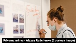 Detalj sa festivala urbanizma i kulture "Urbanfest" u Sankt Peterburgu 2021. godine. 