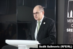 Christian Schmidt u Potočarima, 27. januar 2024.