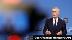 ნატოს გენერალური მდივანი იენს სტოლტენბერგი. ბრიუსელი, ნოემბერი, 2023.